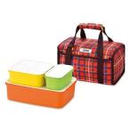 サーモス フレッシュランチボックス 4〜6人用 レッド 幅26.5×奥行18.5×高さ13cm DJF-4003 1