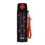 サーモス 真空断熱ケータイマグ ブラックレッド 75×240×75mm JNT-551_BKR