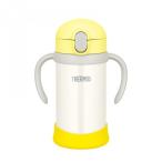 サーモス まほうびんのベビーストローマグ イエローホワイト 幅12.5×奥行8×高さ17cm FJL-350