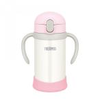 サーモス まほうびんのベビーストローマグ ピンクホワイト 幅12.5×奥行8×高さ17cm FJL-350