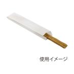 HEIKO NF耐油チュロス袋  白無地 幅60×横マチ25×高255＋ベロ15mm 004180770 100枚