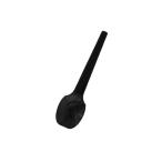 HEIKO プラスチックスプーン 10cm バラ 黒 幅26×全長100mm 004513017 100本