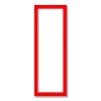 ササガワ ポスター 赤枠ポスター 1号 無地 1202011 12-2011 100枚