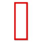 ササガワ ポスター 赤枠ポスター 4号 無地 1202014 12-2014 100枚