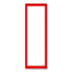 ササガワ ポスター 赤枠ポスター 6号 無地 1202016 12-2016 100枚