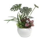 ササガワ人工観葉植物モンステラ寄植...