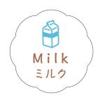 ササガワ 食品表示ラベル シール ミルク 41-10137 150枚