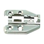 スガツネ マウンティングプレートワンタッチスライド丁番150シリーズ用 150-P6W-32TH+2(160-019-687) 1