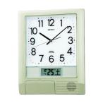 ショッピングPT セイコークロック 電波プログラムクロック 銀色メタリック 429×345×57mm PT201S 1