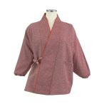 サーヴォ 二部式きもの（上） 茶衣着 和服 ユニフォーム ミディアムレッド L OD251-L