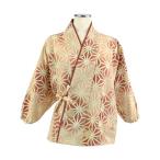 サーヴォ 二部式きもの（上） 茶衣着 和服 ユニフォーム ダークレッド L OD645-L