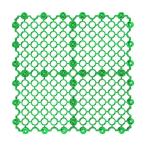  tera Moto мрамор коврик 150×150mm зеленый MR-061-072-1 1 пункт 