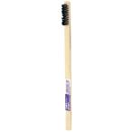 高儀竹柄 豚毛ブラシ 楊子型 3行H235×W10×D18(mm)