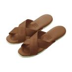 安全靴・作業靴 スリッパ ＴＲＵＳＣＯ　クロスバンドスリッパ　ブラウン  (V-4804（BR）)