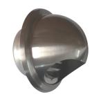 トラスコ ステン丸型フード付ガラリ 100mm GRSUS-100