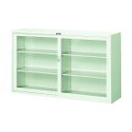 ※法人専用品※トラスコ(TRUSCO) スタンダード書庫（Ｄ４００）ガラス引違１５００ＸＨ８８０ 410 x 1515 x 890 mm N305G