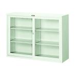 ※法人専用品※トラスコ スタンダード書庫（Ｄ４００）ガラス引違１２００ＸＨ８８０ 410 x 1215 x 890 mm N304G