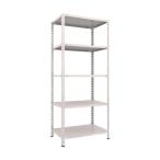 トラスコ 軽量棚中棚ボルトレス型８７５Ｘ６００Ｘ２１００５段ネオグレ NG L73W-15 NG(ネオク゛レー)