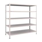 トラスコ 軽量棚中棚ボルトレス型１５００Ｘ６００Ｘ１５００５段ネオグレ NG L55W-15 NG(ネオク゛レー)