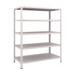 トラスコ 軽量棚中棚ボルトレス型１２００Ｘ６００Ｘ１５００５段ネオグレ NG L54W-15 NG(ネオク゛レー)