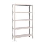 トラスコ 軽量棚中棚ボルトレス型８７５Ｘ３００Ｘ１５００５段ネオグレ NG L53V-15 NG(ネオク゛レー)