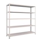 トラスコ 軽量棚開放型Ｗ１８００ＸＤ４５０ＸＨ１８００５段ネオグレ NG 66X-15 NG(ネオク゛レー)
