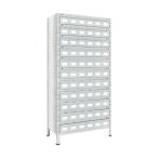 トラスコ 軽量棚８７５Ｘ４５０Ｘ１８００スチール引出小Ｘ６６ネオグレ NG 63X-812A11 NG(ネオク゛レー)
