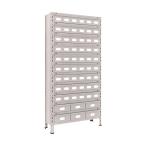 トラスコ 軽量棚８７５Ｘ３００Ｘ１８００スチール引出小Ｘ５４大Ｘ６ネオグレ NG 63V-812A9B2 NG(ネオク゛レー)