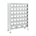 トラスコ 軽量棚８７５Ｘ３００Ｘ１２００樹脂引出ＮＧ小Ｘ３６大Ｘ３ネオグレ NG 43V-808E6F1 NG(ネオク゛レー)