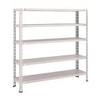 トラスコ 軽量棚中棚ボルトレス型１２００Ｘ３００Ｘ１２００５段ネオグレ NG L44V-15 NG(ネオク゛レー)