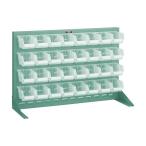 トラスコ パネルコンテナラック卓上型コンテナ小透明Ｘ３２緑 GN T-0632N-TM GN