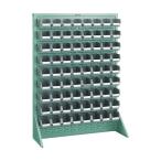 トラスコ パネルコンテナラック床置型コンテナ小Ｘ７２緑 GN T-1272N GN