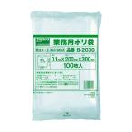  Trusco толстый полиэтиленовый пакет длина 300X ширина 200Xt0.1 прозрачный (100 листов входит ) B-2030