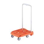 トラスコ(TRUSCO) 小型樹脂製運搬車 weego オレンジ WP-2P-OR 1個