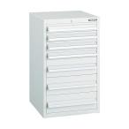 工場用保管設備 キャビネット ＴＲＵＳＣＯ　ＬＶＲ型キャビネット　３９２Ｘ４１２ＸＨ６６０　引出７段　Ｗ　  (LVR-661W)