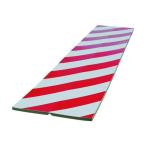 安全用品 安全クッション ＴＲＵＳＣＯ　セーフティクッション　コーナー用　幅２００　長さ９１０　赤／白　  (TSC-8200-910-RW)