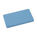 トラスコ 携帯用樹脂製マスクケース 190X110X12mm ライトブルー MSC-LB