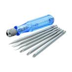 トラスコ 検電器付ドライバーセット６本組低圧用 147 x 65 x 27 mm TED-526