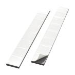 トラスコ 強力マグネット粘着付テープ(スリット加工入り) 2個入り TKMN200C2525