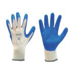 トラスコ ゴム背抜き手袋 ブルー 1双入り 10ゲージ S TRG101B-S