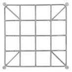 トルネ 鍋敷き スチール スクエアー