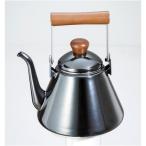 高木金属工業 ホーロードリップケトル ブラック 幅21×奥行17.3×高さ22.2cm ON-1.7DKT 0