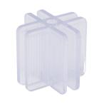 友屋 パネルジョイント十字用(クリア) 30861XXX 1点