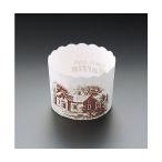 天満紙器 マフィンカップ ハウス柄 白 WMH21 1個