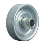 ※法人専用品※太陽工業 ホイールコンベヤ用 スチールプレスホイール φ40XW12X軸径6 4012PL-N 1