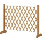 タカショー 伸縮ナチュラルフェンススタンド式 120X90 ナチュラル 約幅120cm×奥行32cm×高さ90cm WTF-1209N 伸縮フェンス
