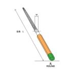 ツボサン 組ヤスリ１２本組丸荒目 183 x 80 x 10 mm MA012-01