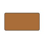 ユニット配管ステッカー茶色無地（