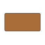 ユニット配管ステッカー茶色無地（