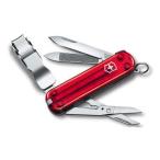 Victorinox ネイルクリップ580TBP レッド(スケルトン) 65mm 0.6463.TB1